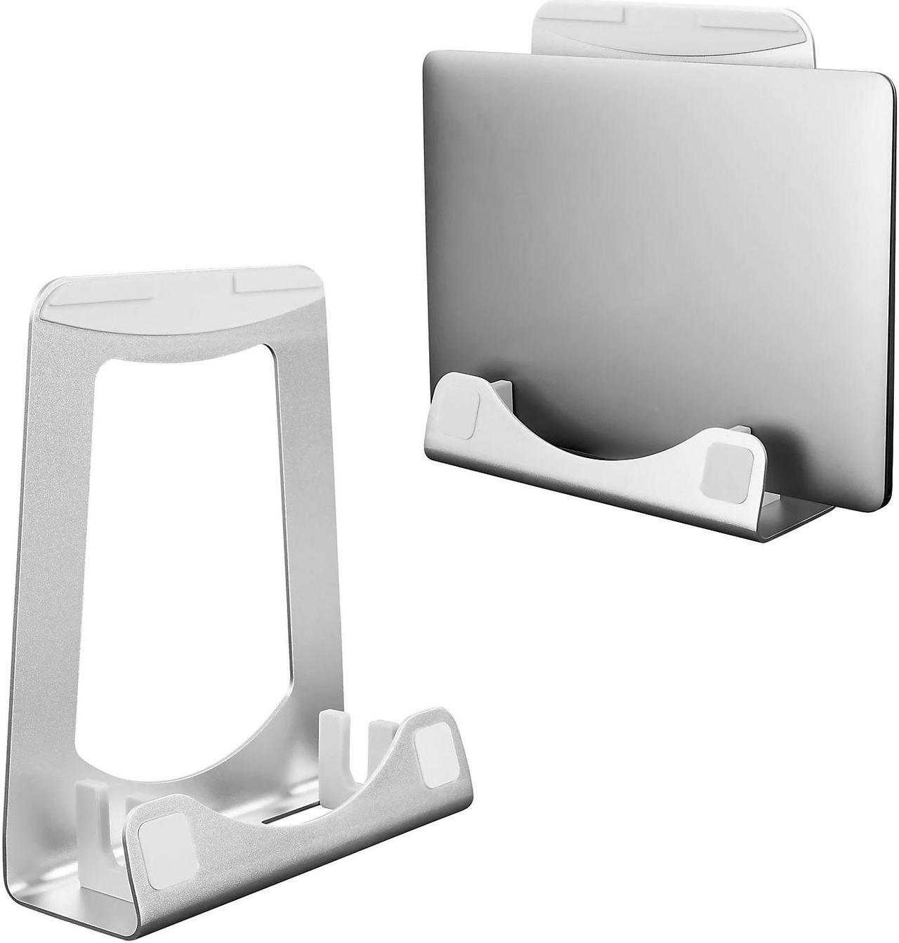 Alt view image 9 of 13 - Mount-It! Vertical Laptop Stand and Holder | 15" Max Screen Size