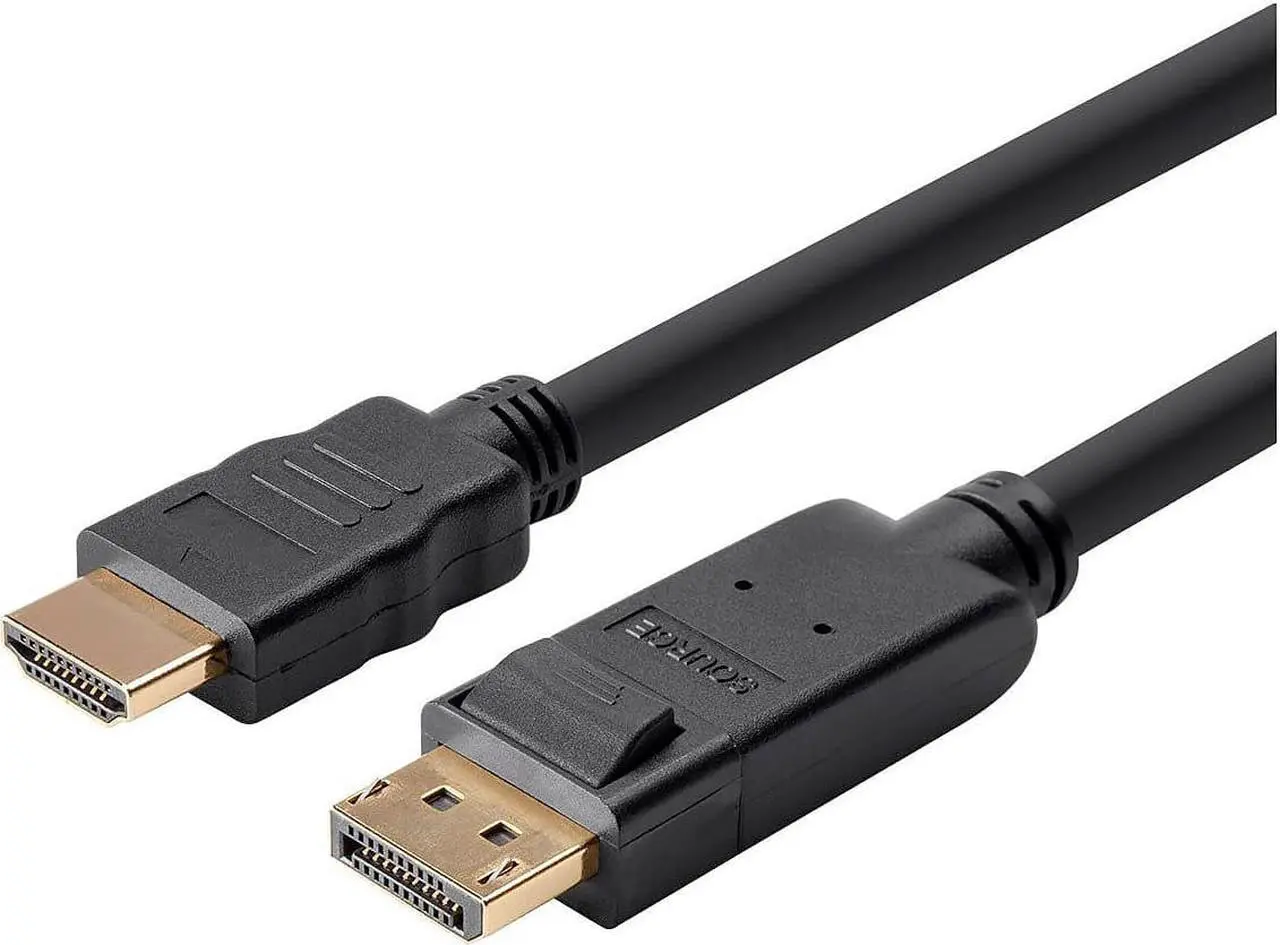 Alt view image 11 of 18 - Monoprice DisplayPort 1.2a to HDTV Cable - 3 Feet - Select Series