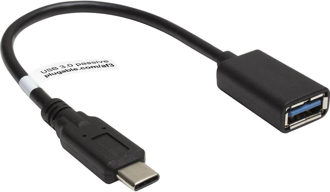 Alt view image 8 of 8 - Plugable USB C to USB Adapter Cable with Driverless Technology, Enables Connection of USB Type C Laptop, Tablet, or Phone to a USB 3.0 Device (20 cm)