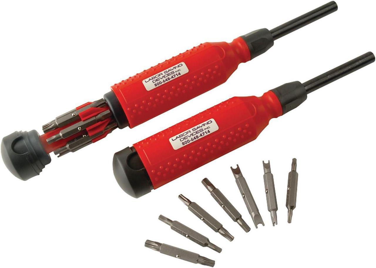 Alt view image 4 of 4 - Labor Saving Devices 51 150 Megapro 15 In 1 Tamper Proof Bit Screwdriver