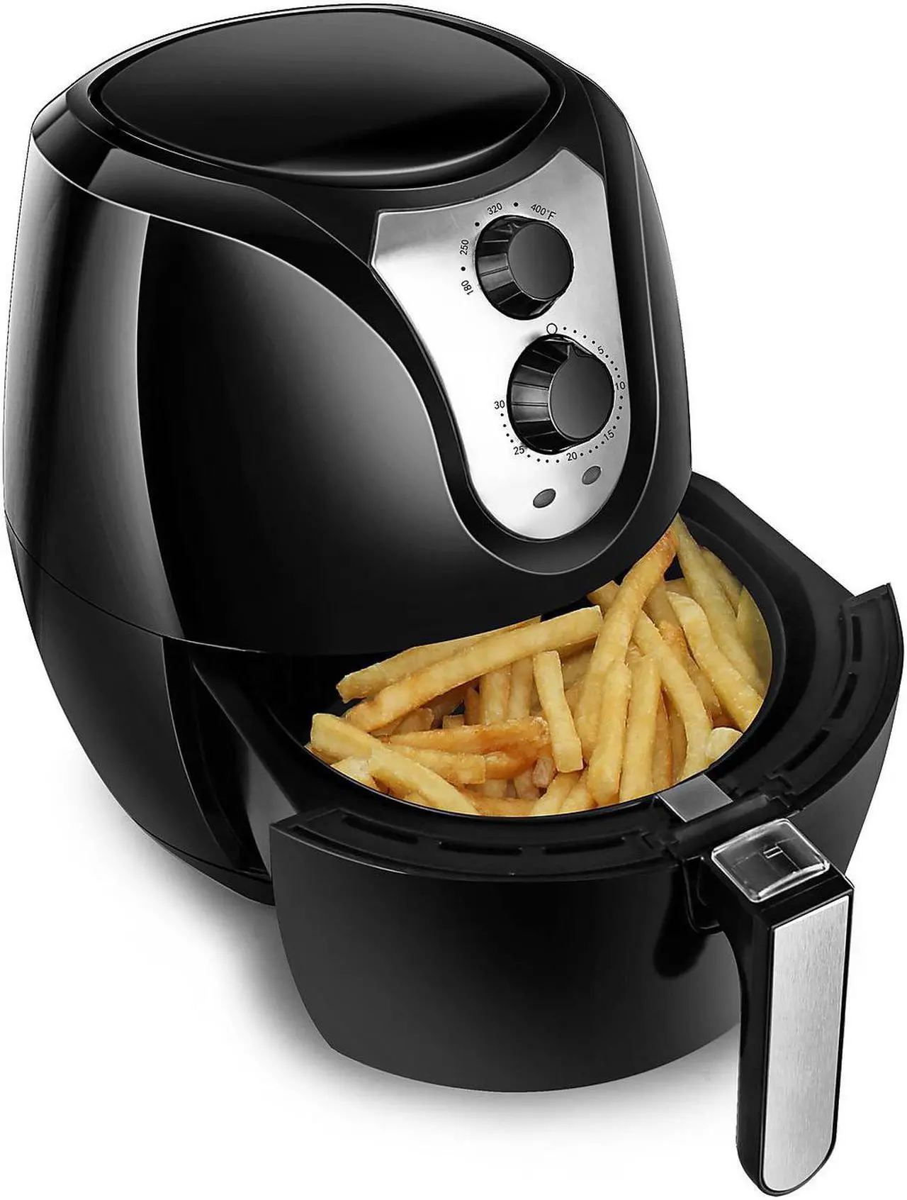Alt view image 4 of 6 - Emerald Air Fryer 1400 Watts with Rapid Air Technology 3.2L Capacity (1801)