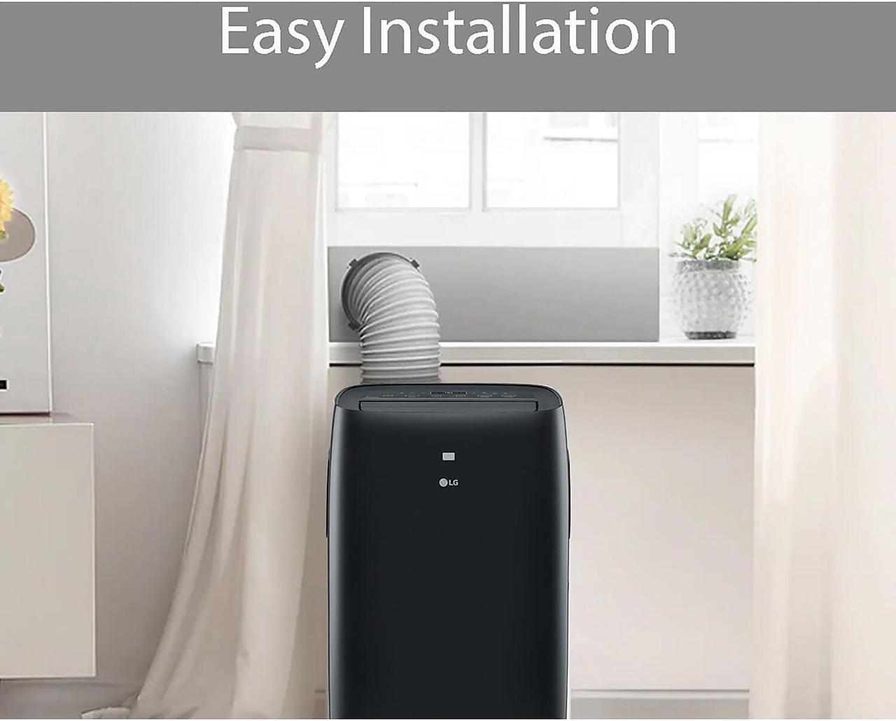 Alt view image 14 of 18 - LG LP0821GSSM 8,000 BTU Smart Wi-Fi Portable Air Conditioner