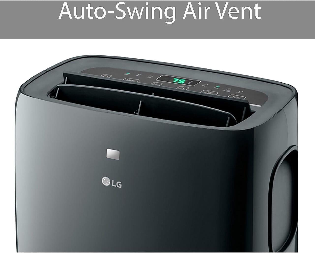 Alt view image 17 of 18 - LG LP0821GSSM 8,000 BTU Smart Wi-Fi Portable Air Conditioner