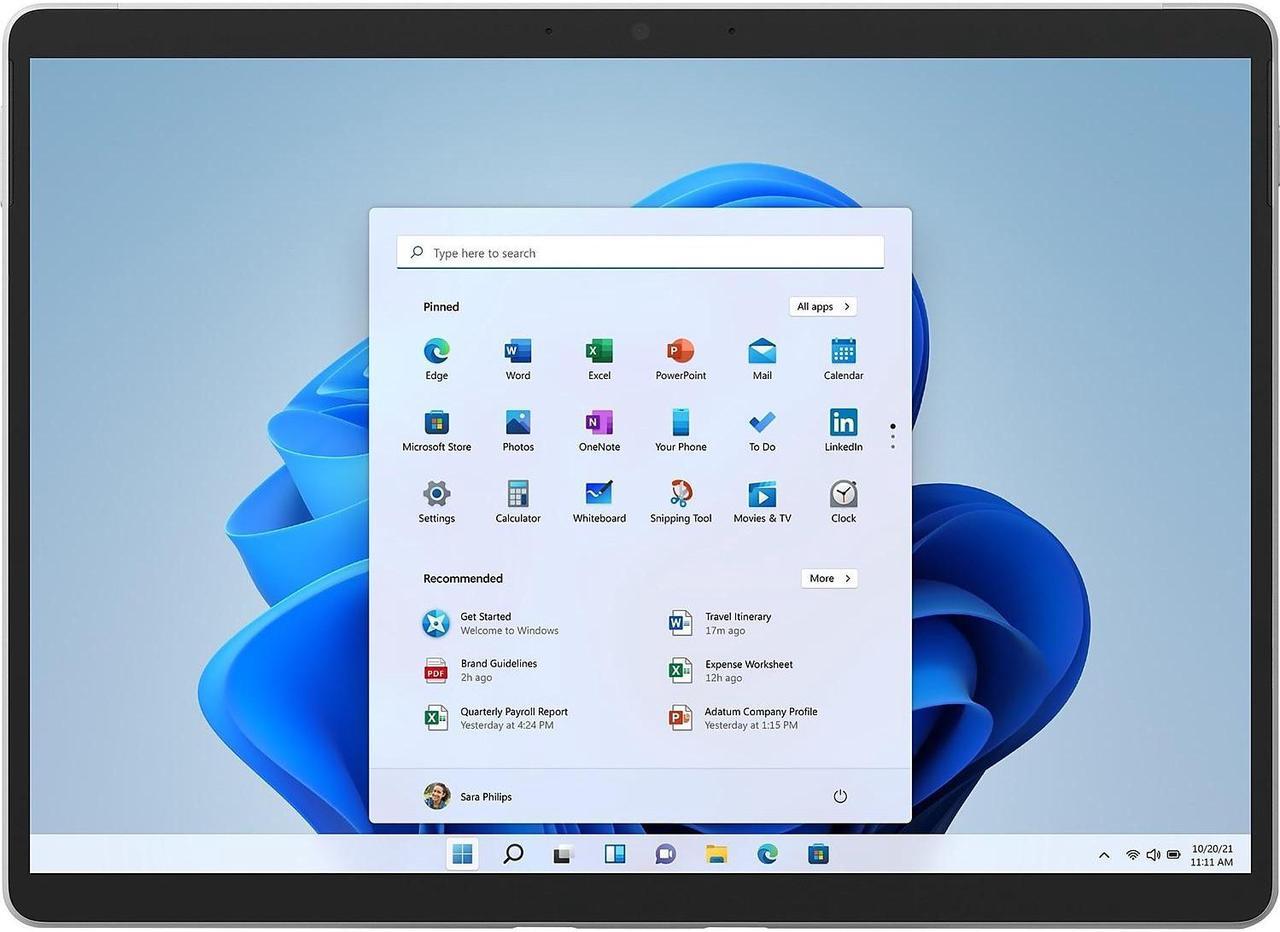 Alt view image 10 of 10 - Microsoft Surface Pro 8 Intel Core i7-1185G7 32GB Memory 1 TB SSD Intel Iris Xe Graphics 13.0" 10 point multi-touch 2880 x 1920 Detachable 2-in-1 Laptop Windows 11 Home EFH-00001