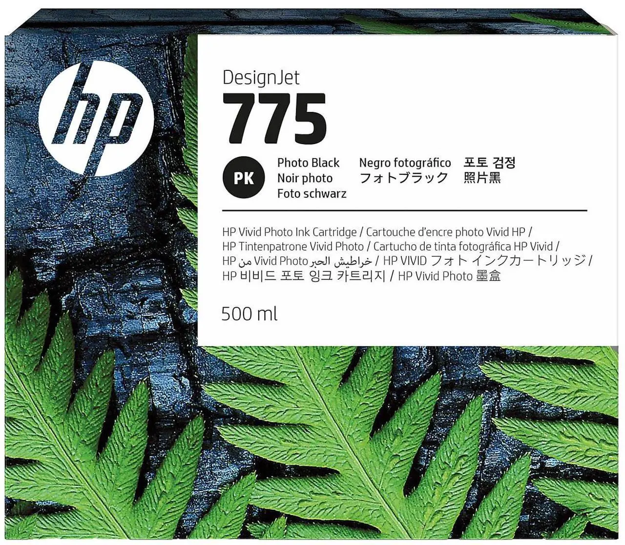Main image of HP 775 500-ml Photo Black DesignJet Ink Cartridge, 1XB21A