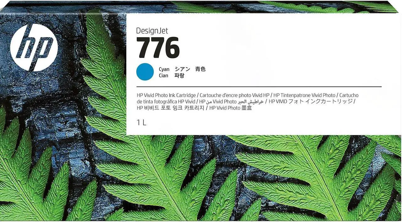 Main image of HP 776 Original Inkjet Ink Cartridge Cyan 1XB09A