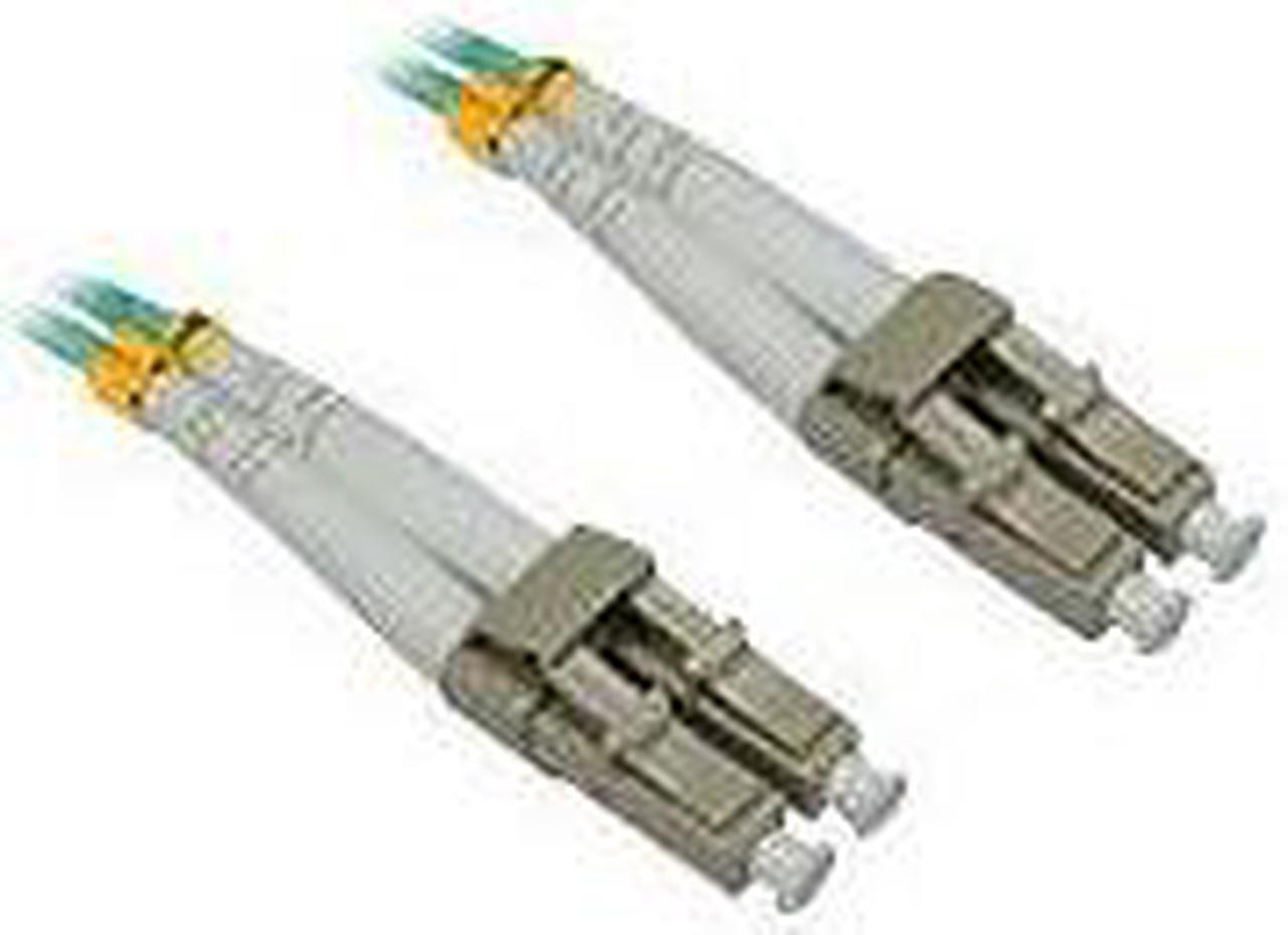 Alt view image 3 of 4 - 4xem 4XFIBERLCLC9M 29.53 ft. LASER OPTIMIZED LC/LC MM DUPLEX FIBER 50/125 10 GIG "AQUA" PVC PATCH Male to Male