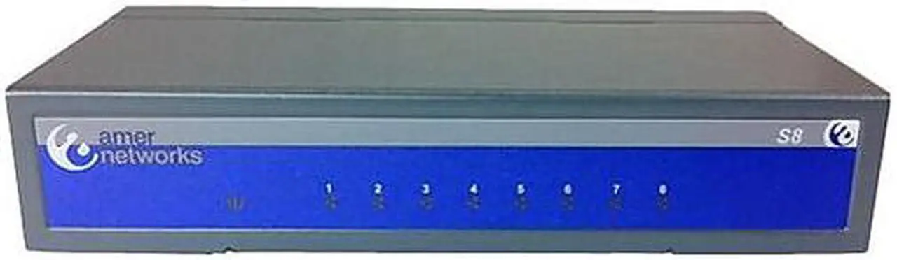 Alt view image 4 of 8 - Amer S8 8 Port 10/100 Mbps Ethernet Switch