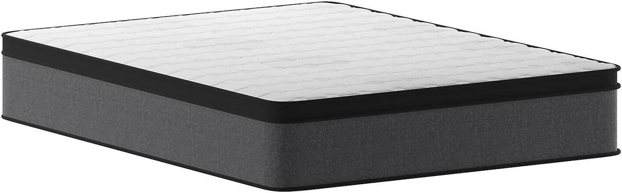 Alt view image 6 of 12 - Capri Comfortable Sleep Euro Pillow Top 13 Inch CertiPUR-US Certified Hybrid Pocket Spring Mattress, Supportive Relief, Mattress in a Box, Queen