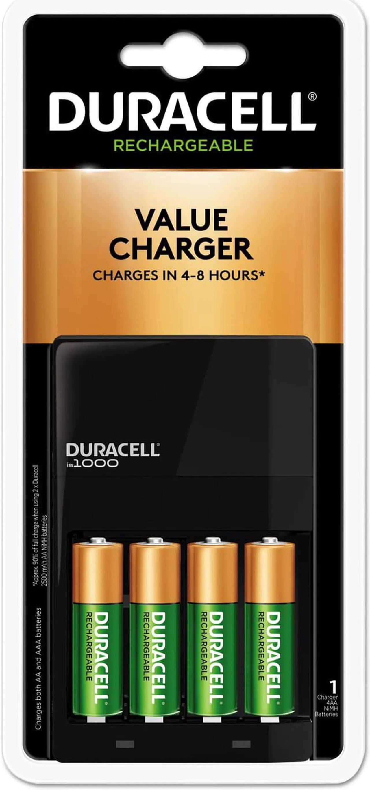 Alt view image 14 of 20 - Duracell Charger,Batery,W/4aa CEF14