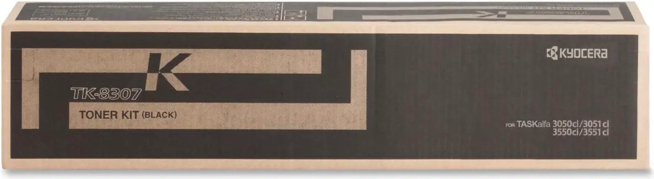 Alt view image 4 of 6 - Kyocera TK-8307K Black Toner Cartridge TK8307K