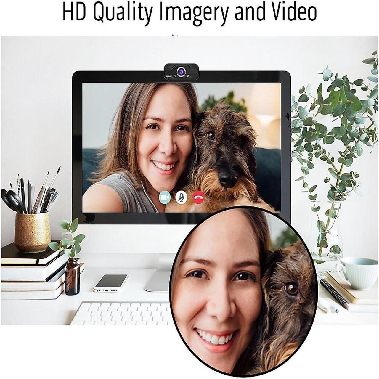 Alt view image 15 of 19 - CODi Aquila HD 1080P Fixed Focus Webcam Black (A05024)