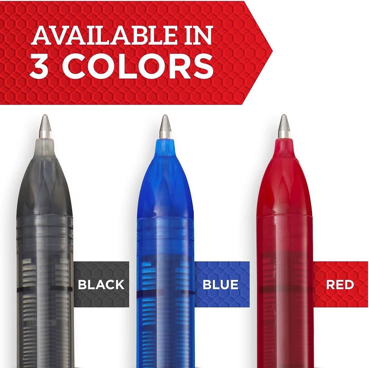 Alt view image 5 of 12 - BIC ReVolution Ocean Bound Ballpoint Pen Retractable 1 mm Blue 12Pk BPRR11BE