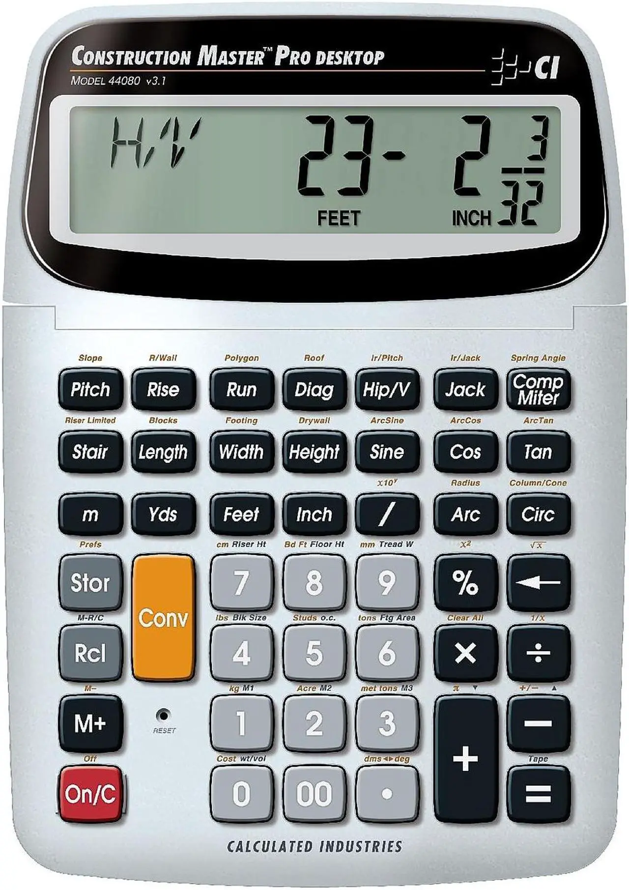 Alt view image 15 of 19 - Calculated Industries Construction Master 44080 11-digit Construction