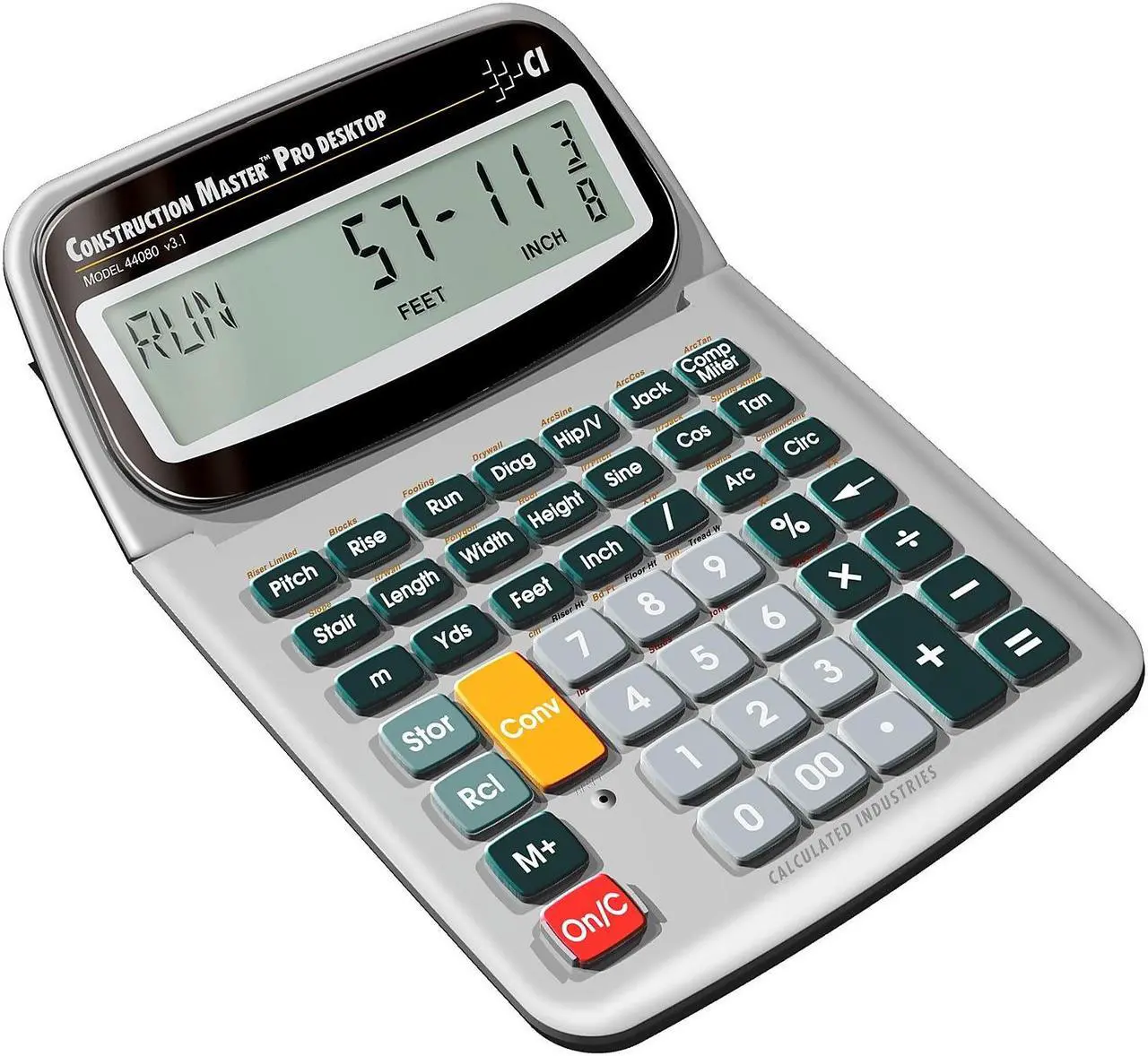 Alt view image 13 of 19 - Calculated Industries Construction Master 44080 11-digit Construction