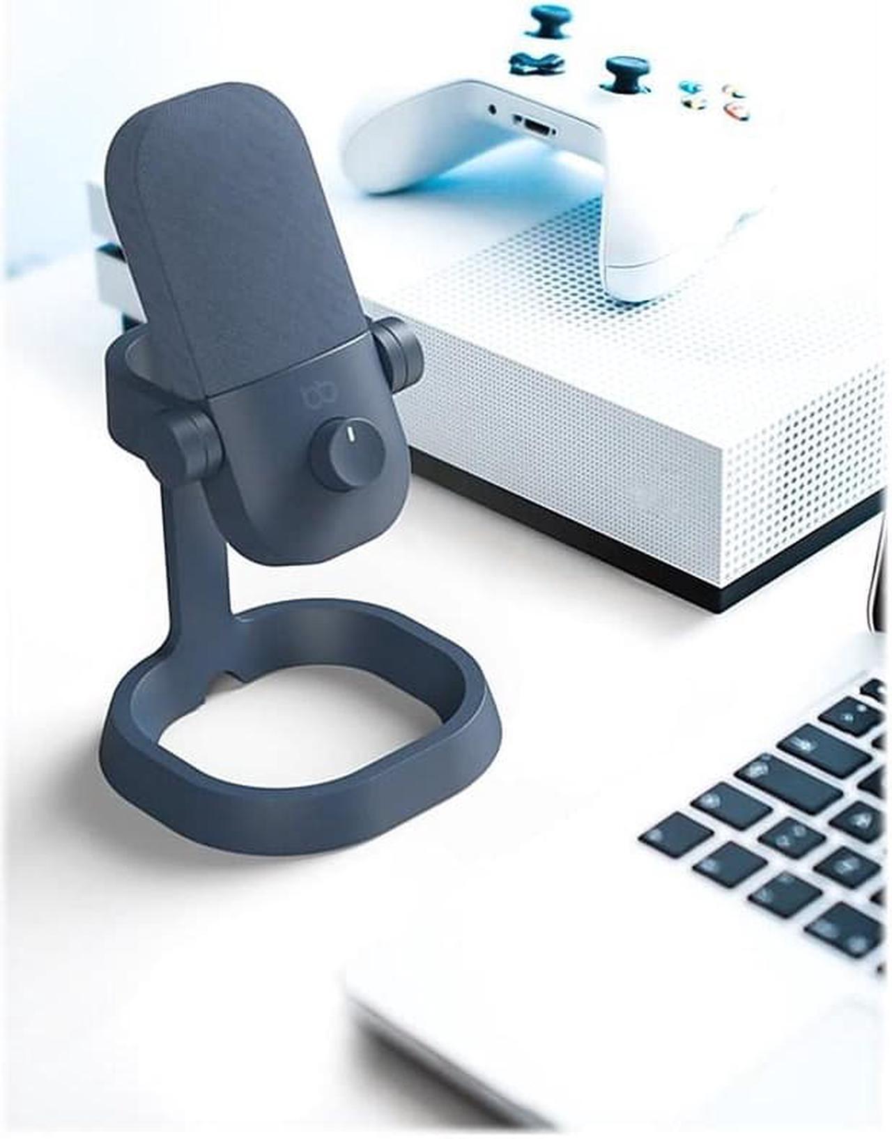 Alt view image 14 of 14 - Babbl USB-C Plug and Play Microphone for Podcast, Streaming, Gaming, Vlogging & Recording on PC and Mac - Serene Blue