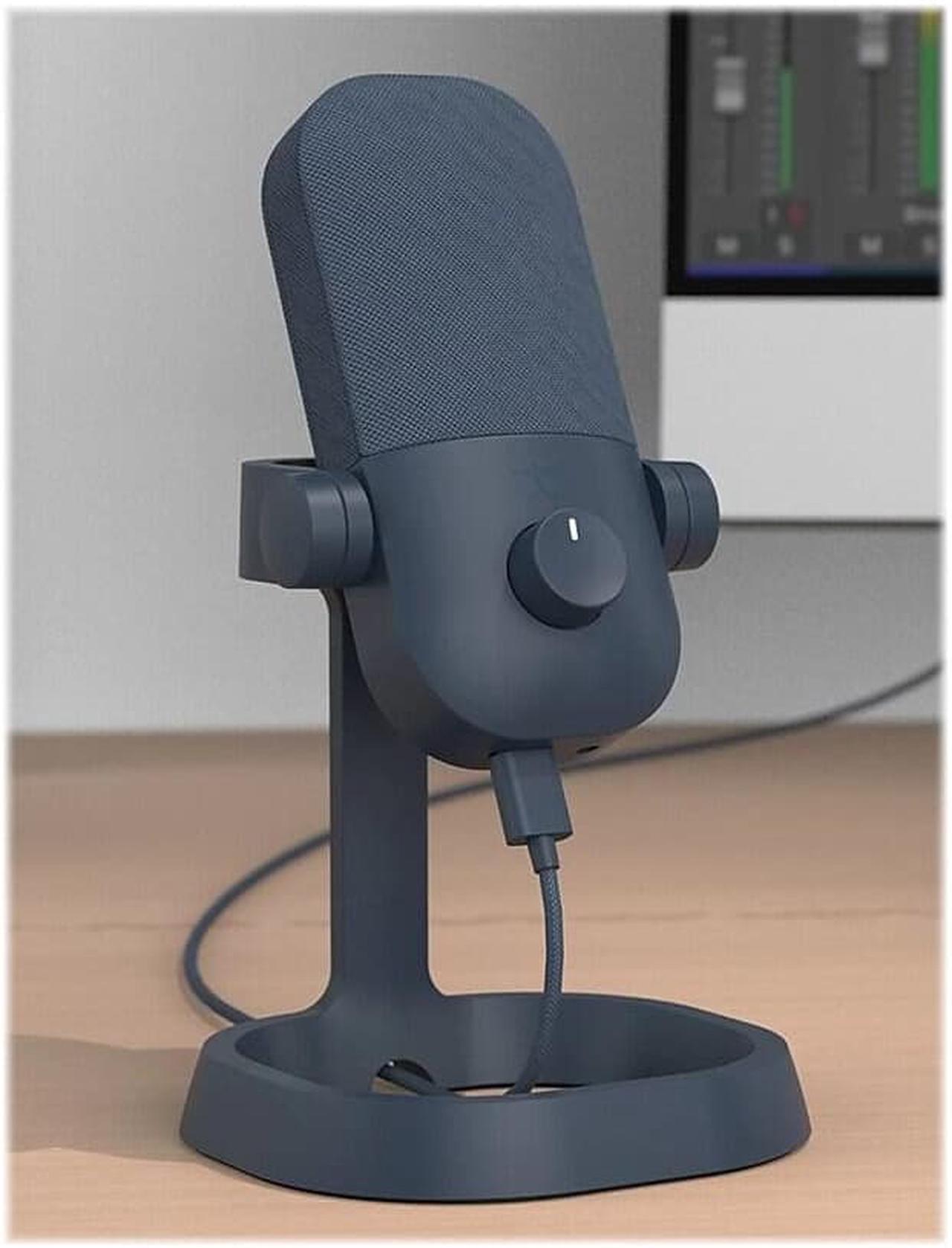 Alt view image 13 of 14 - Babbl USB-C Plug and Play Microphone for Podcast, Streaming, Gaming, Vlogging & Recording on PC and Mac - Serene Blue