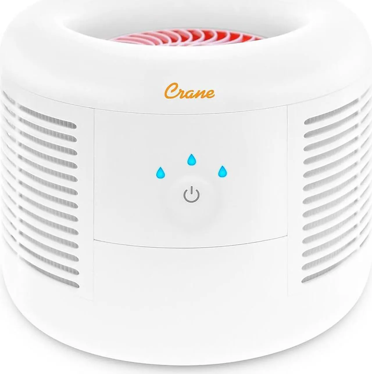 Alt view image 2 of 8 - crane tower air purifier with true hepa filter, standard, white