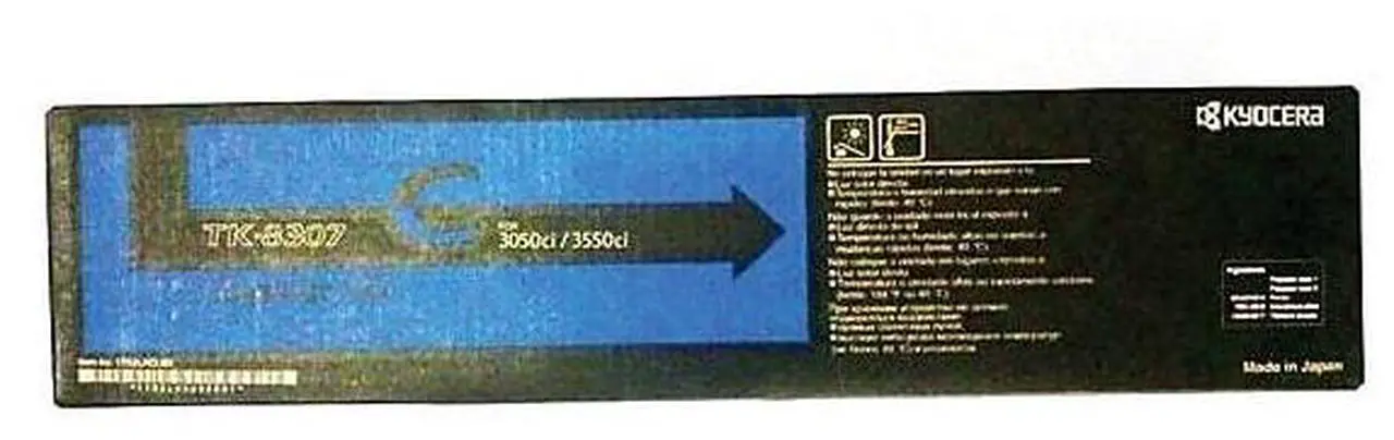 Alt view image 12 of 14 - Cyan Toner Cartridge for Kyocera TK-8307C TASKalfa 3050ci, TASKalfa 3051ci, TASKalfa 3550ci, TASKalfa 3551ci, Genuine Kyocera Brand
