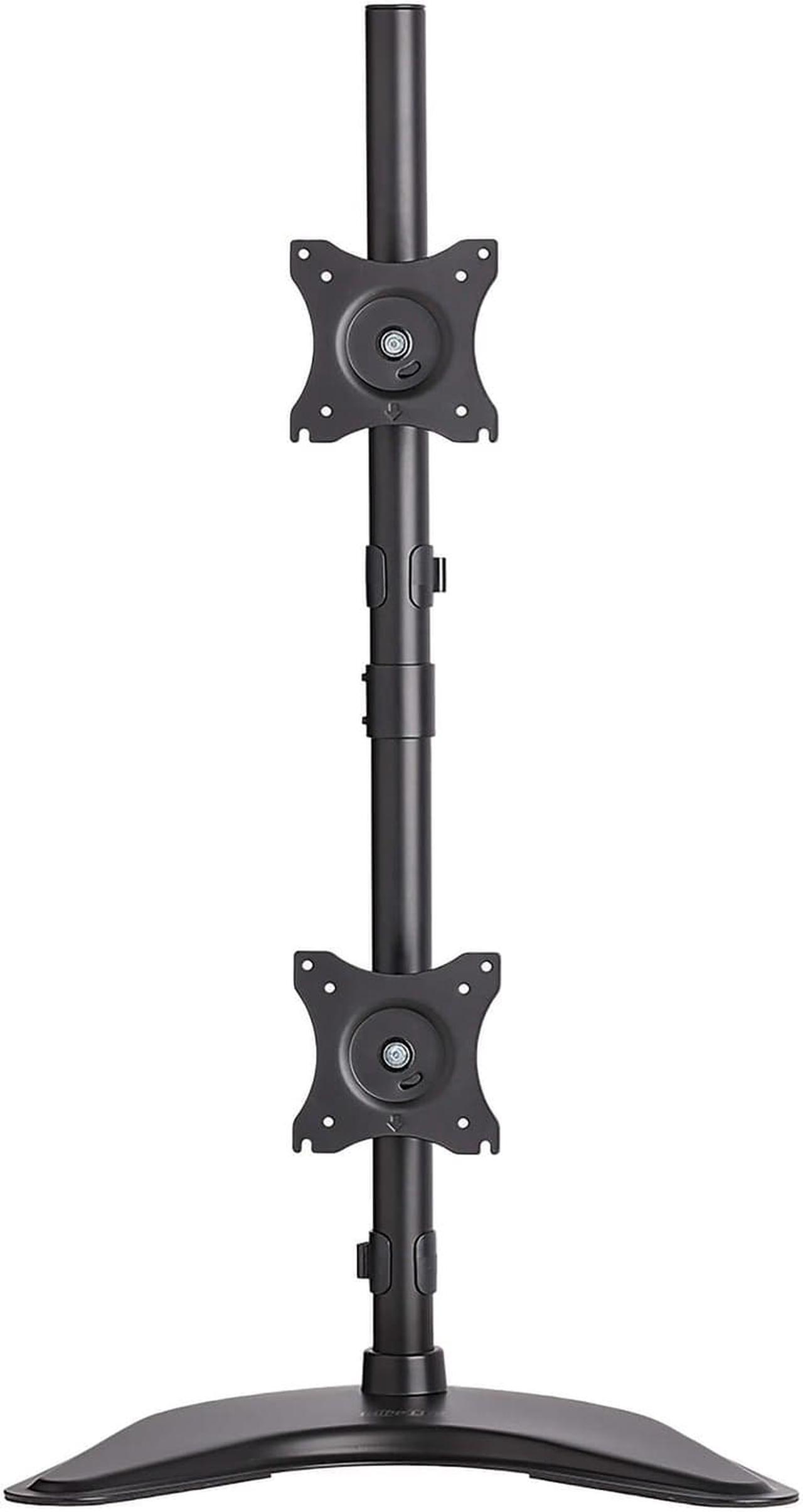 Alt view image 15 of 20 - Tripp Lite Dual Vertical Flat-Screen Desk Stand/Clamp Mount, 15" to 27" Displays
