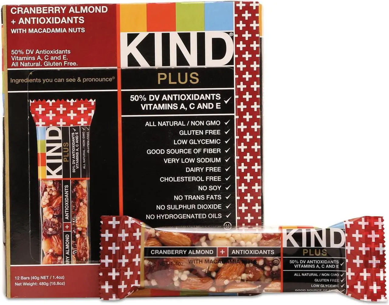 Alt view image 2 of 12 - KIND Food,Cranbry Almnd,Bar 17211