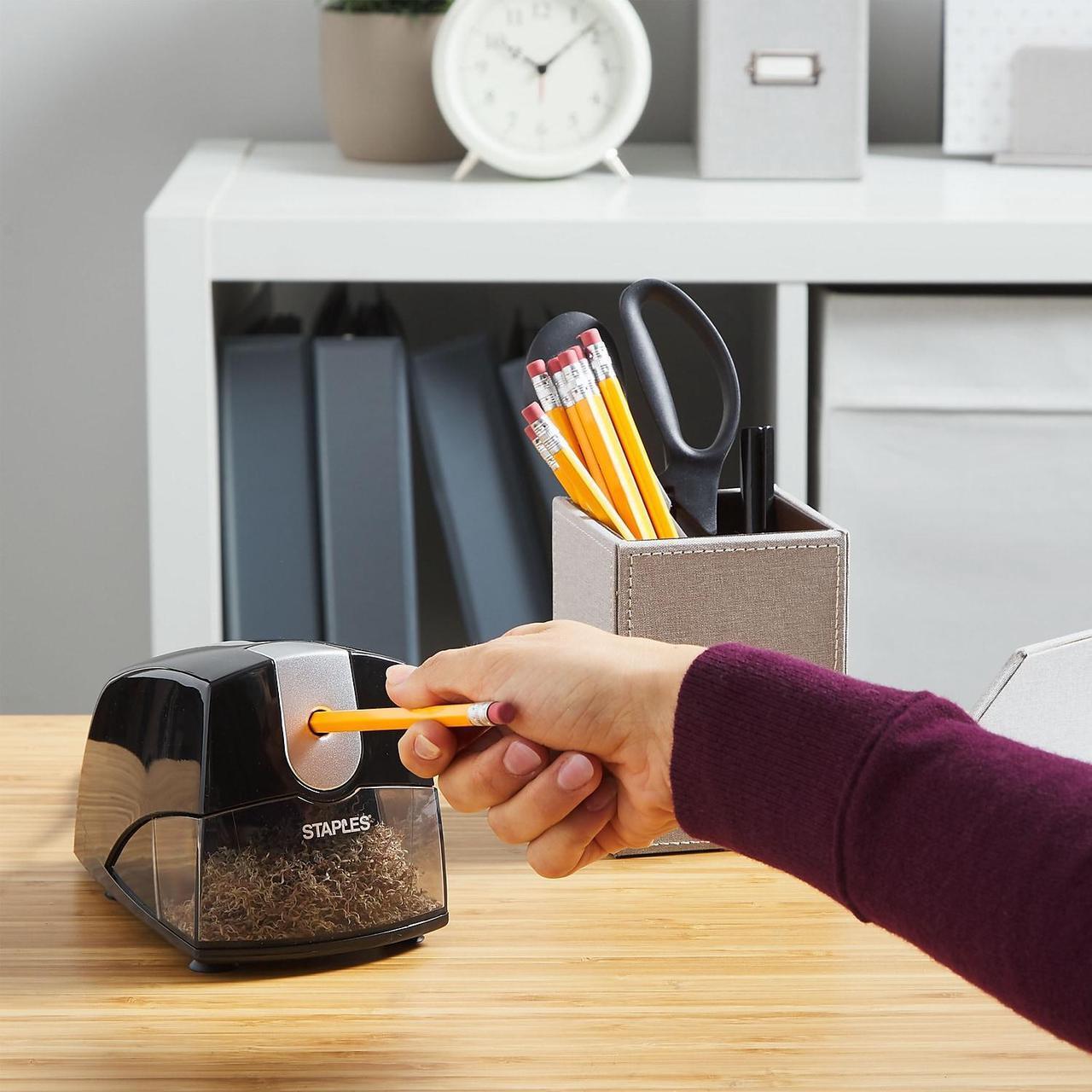 Alt view image 3 of 5 - STAPLES LIGHT DUTY ELECTRIC PENCIL SHARPENER (39668) 884259