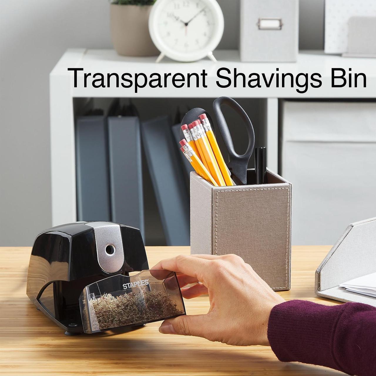 Alt view image 4 of 5 - STAPLES LIGHT DUTY ELECTRIC PENCIL SHARPENER (39668) 884259