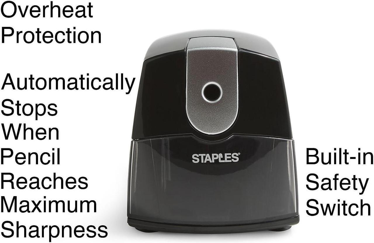 Alt view image 2 of 5 - STAPLES LIGHT DUTY ELECTRIC PENCIL SHARPENER (39668) 884259