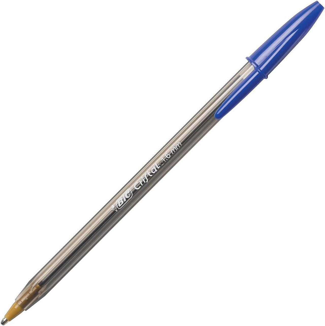 Alt view image 7 of 7 - BIC Cristal Ballpoint Stick Pens Bold Point Blue Ink 897512