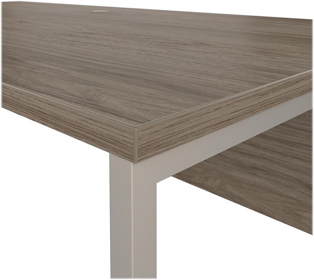 Alt view image 11 of 11 - Bush Business Furniture Hybrid 72W x 36D Computer Table Desk with Metal Legs