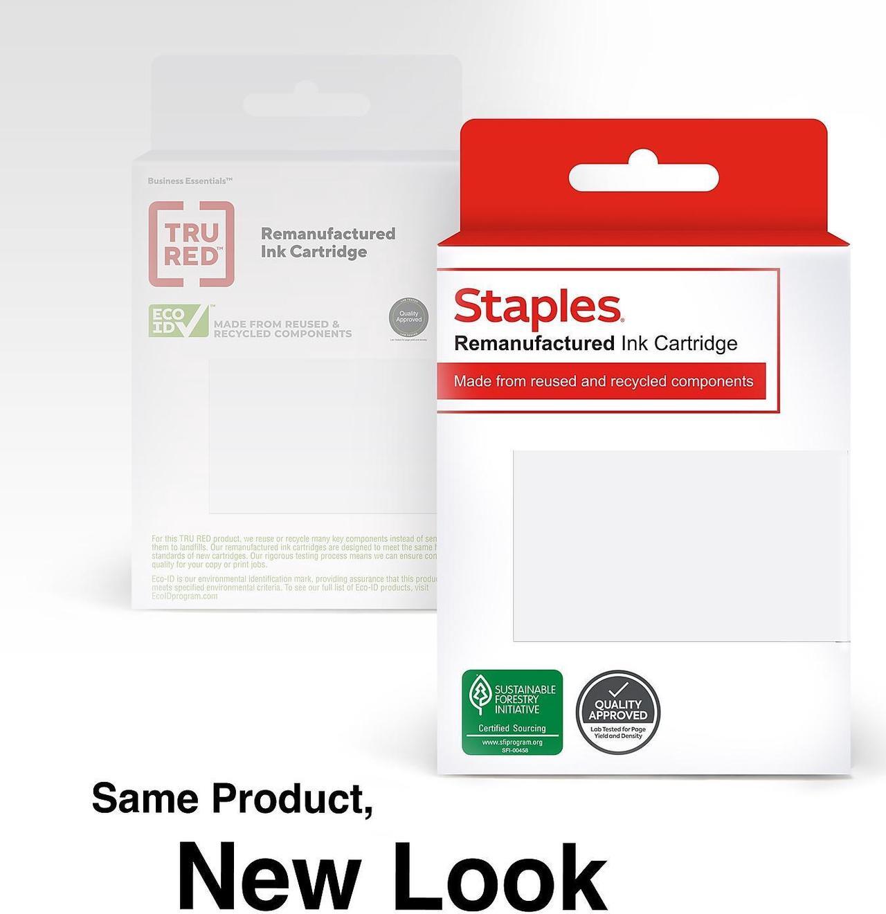 Alt view image 2 of 7 - Staples ufactured Inkjet Cartridge Brother LC61 Black Twin Pack 1003990
