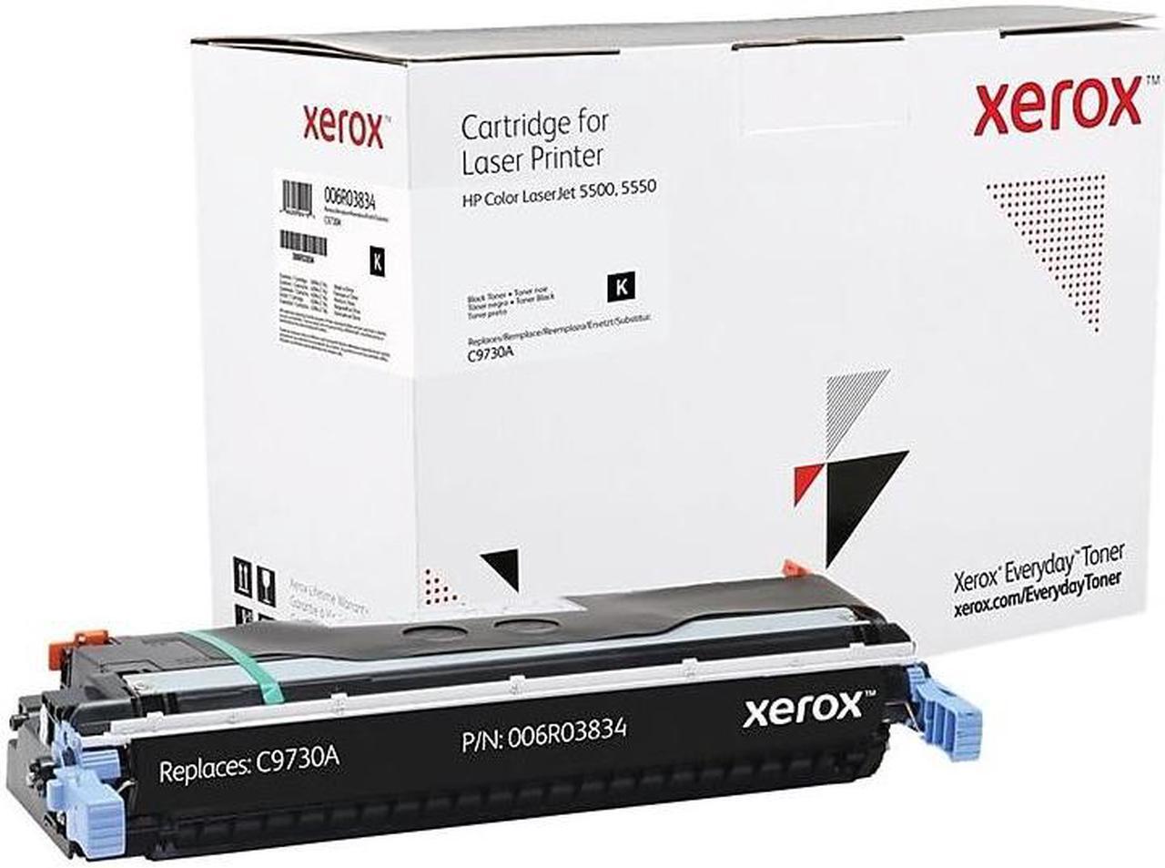 Alt view image 5 of 6 - Xerox 006R03834 Compatible Toner Cartridge Replaces HP C9730A Black Toner Standard Yield