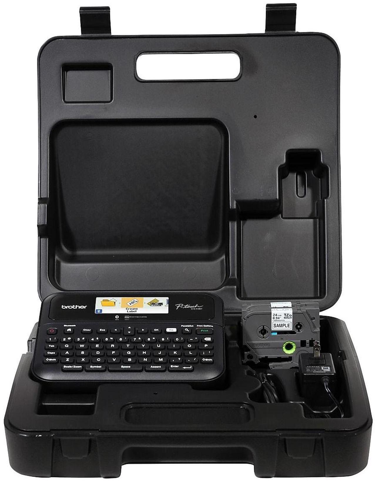 Alt view image 14 of 20 - Brother P-touch Business Professional Connected Label Maker with Case PTD610BTVP