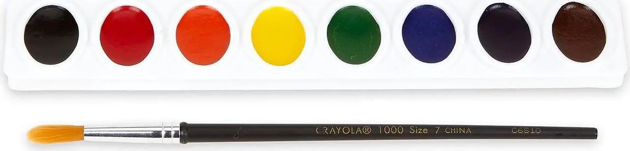Alt view image 12 of 13 - Crayola. 530080 Watercolors, 8 Assorted Colors