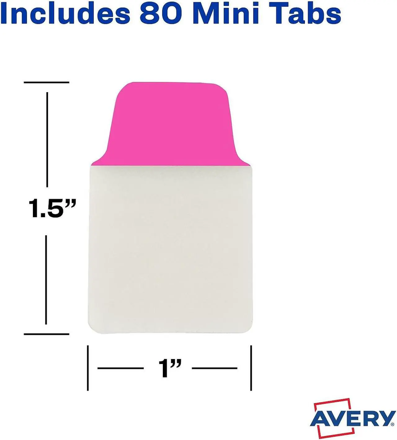 Alt view image 18 of 18 - Ultra Tabs Repositionable Tabs 1 x 1.5 Neon:Green Orange Pink Yellow 80/Pk
