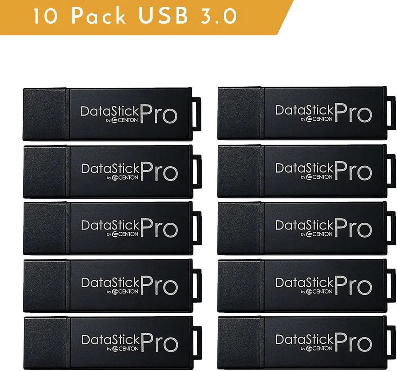 Alt view image 17 of 20 - Centon MP ValuePack USB 3.0 Pro (Black) , 32GB x 10