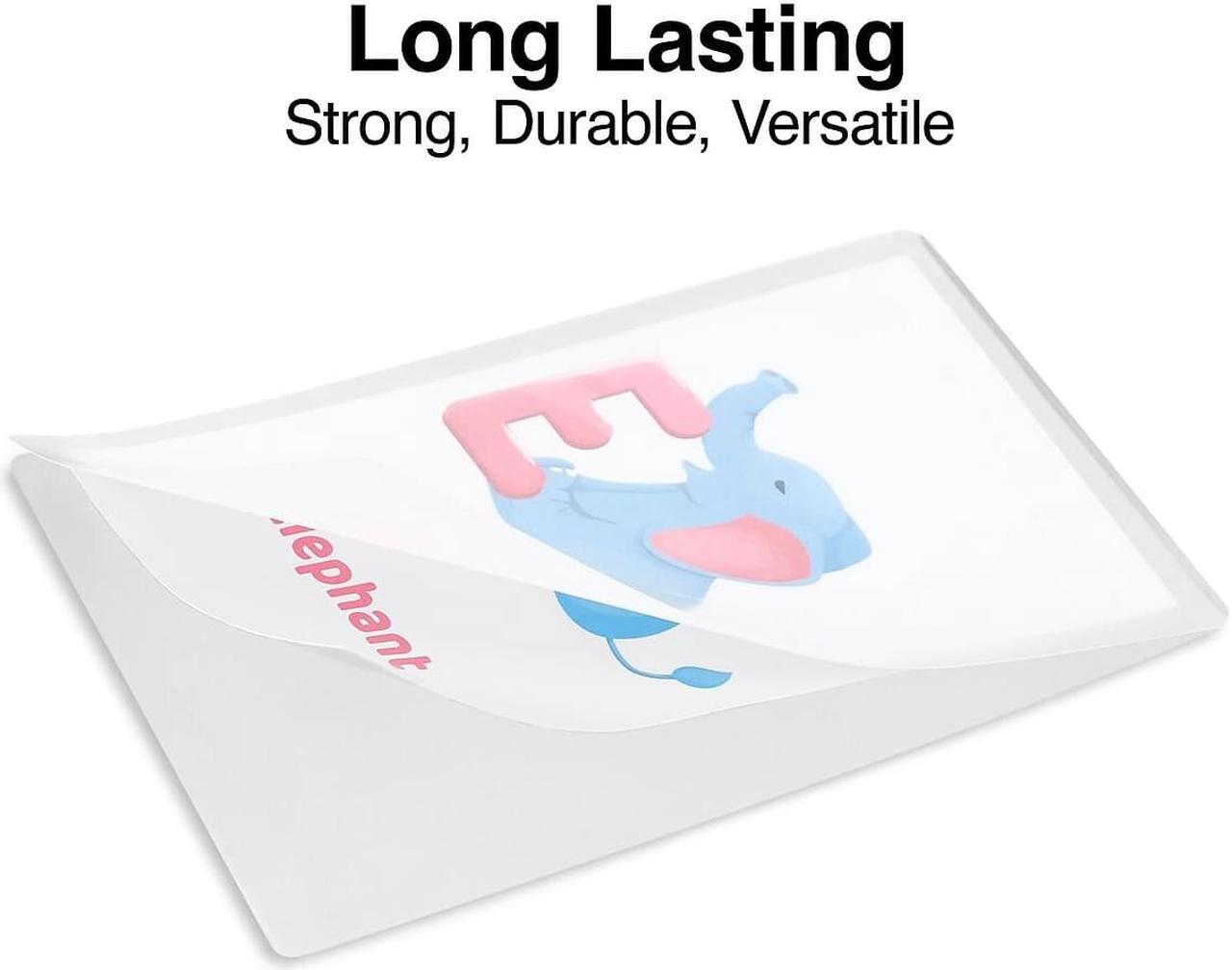 Alt view image 3 of 6 - Staples 5 mil Index Card Size Thermal Laminating Pouches 25 pack 17471