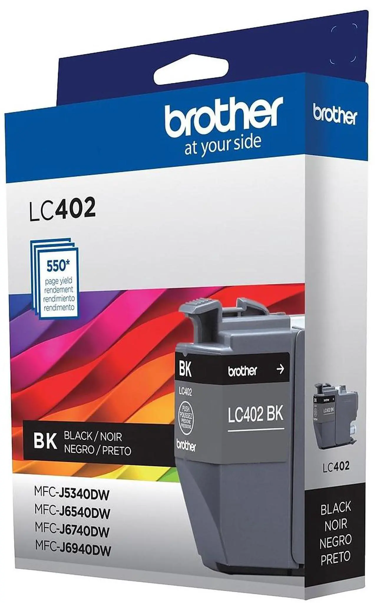 Alt view image 8 of 10 - Brother LC402BKS Ink 550 Page-Yield Black