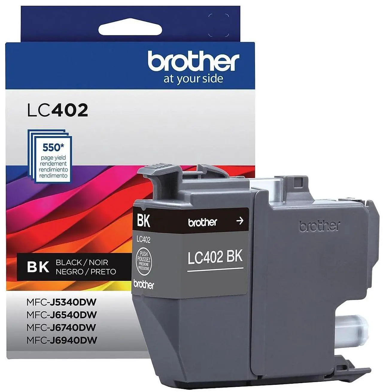 Alt view image 5 of 10 - Brother LC402BKS Ink 550 Page-Yield Black