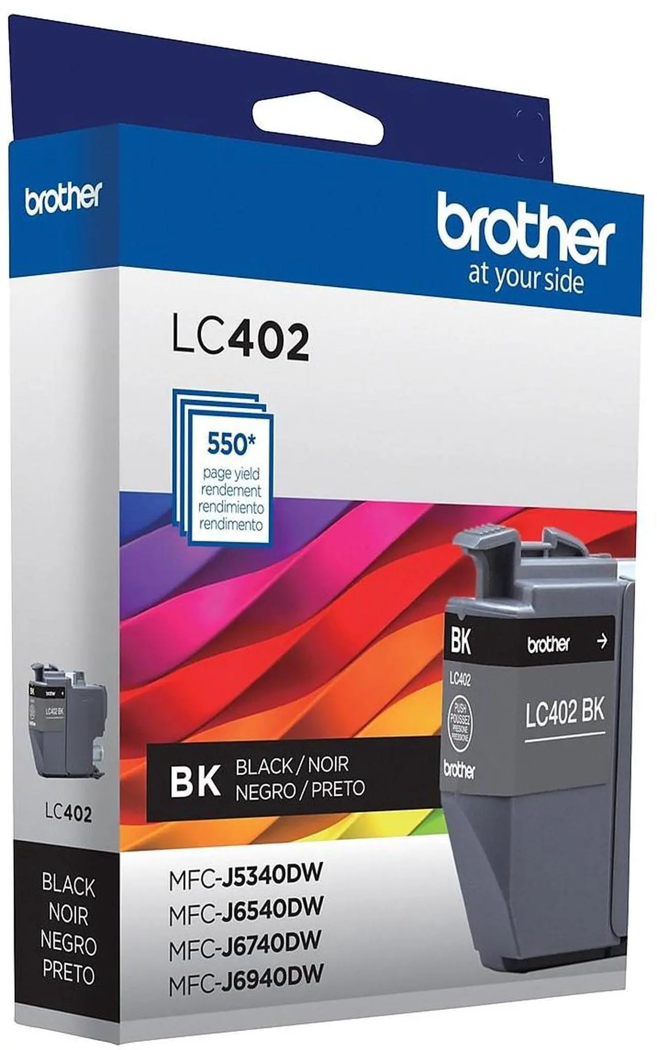 Alt view image 7 of 10 - Brother LC402BKS Ink 550 Page-Yield Black