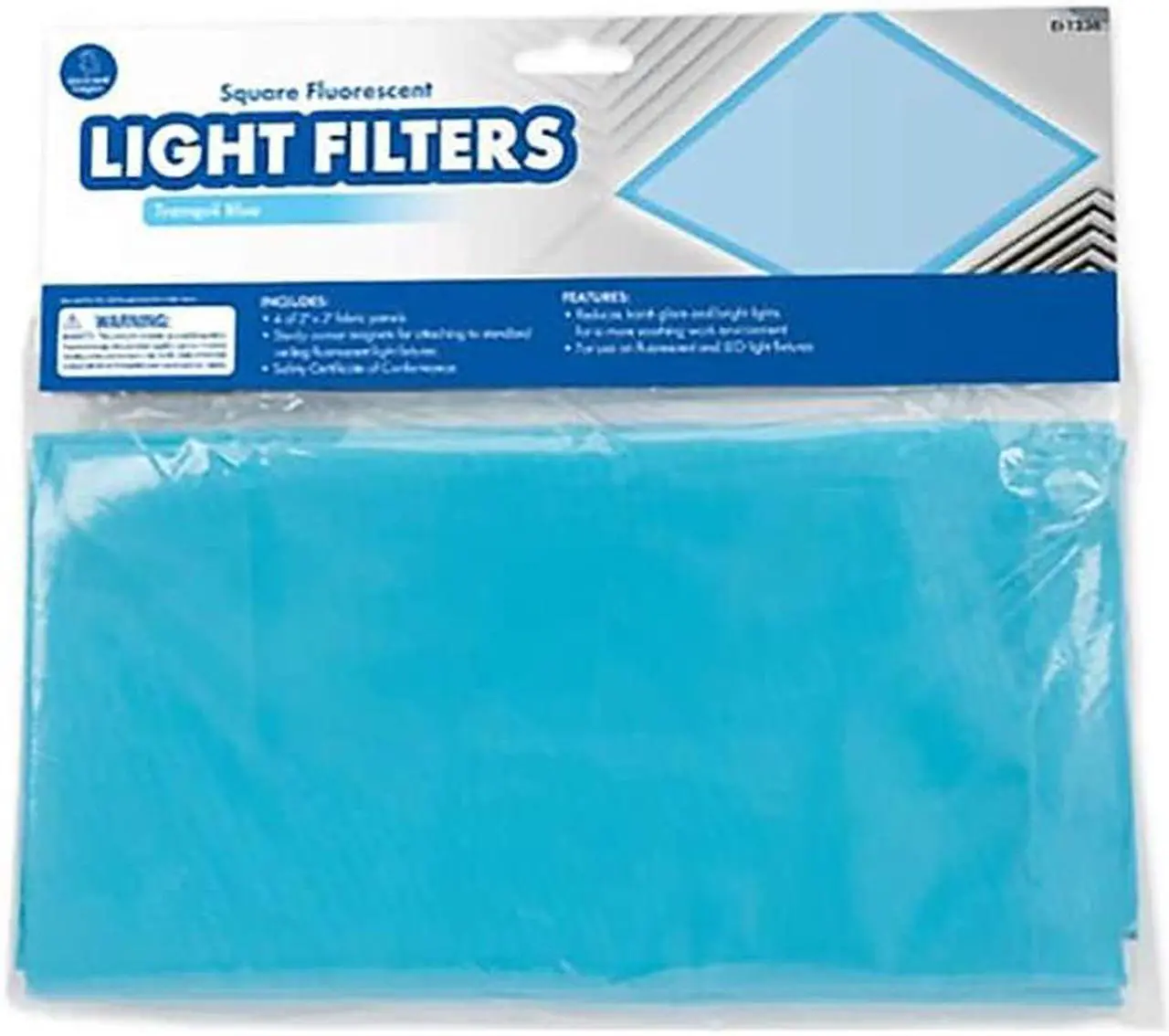 Main image of Educational Insights Mini Light Filters Tranquil Blue 2 x 2 4/Set (1236)