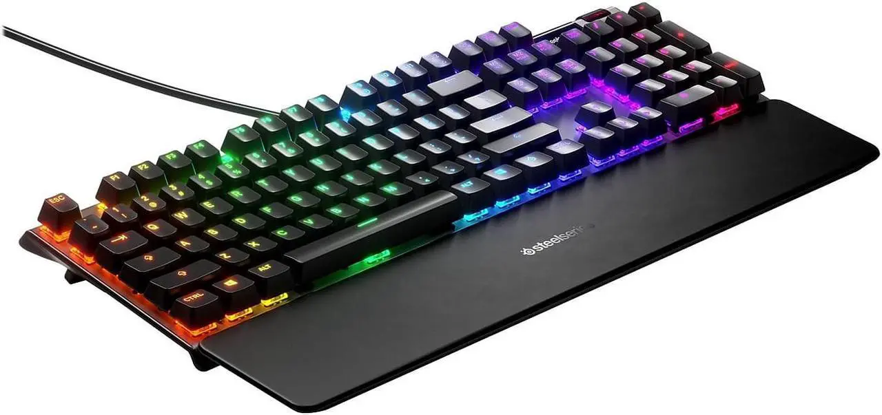 Alt view image 20 of 20 - SteelSeries 64636 Apex 7 TKL RGB Mechanical Gaming Keyboard (Red Switch)