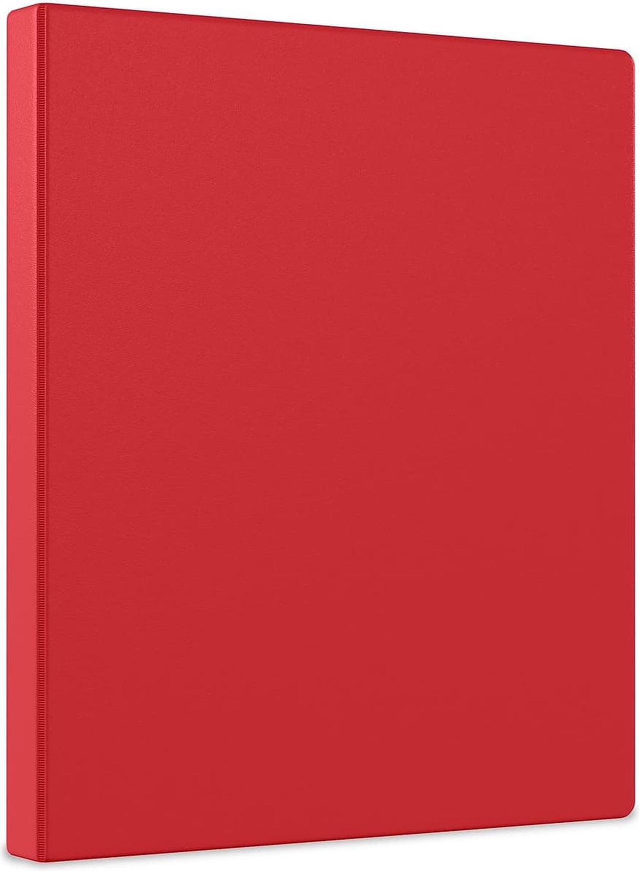 Main image of Staples Simply .5-inch Light-Use Round 3-Ring Binder Red (26852) 26852-CC