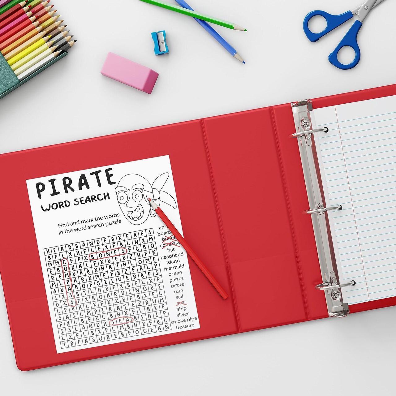 Alt view image 5 of 7 - Staples Simply .5-inch Light-Use Round 3-Ring Binder Red (26852) 26852-CC