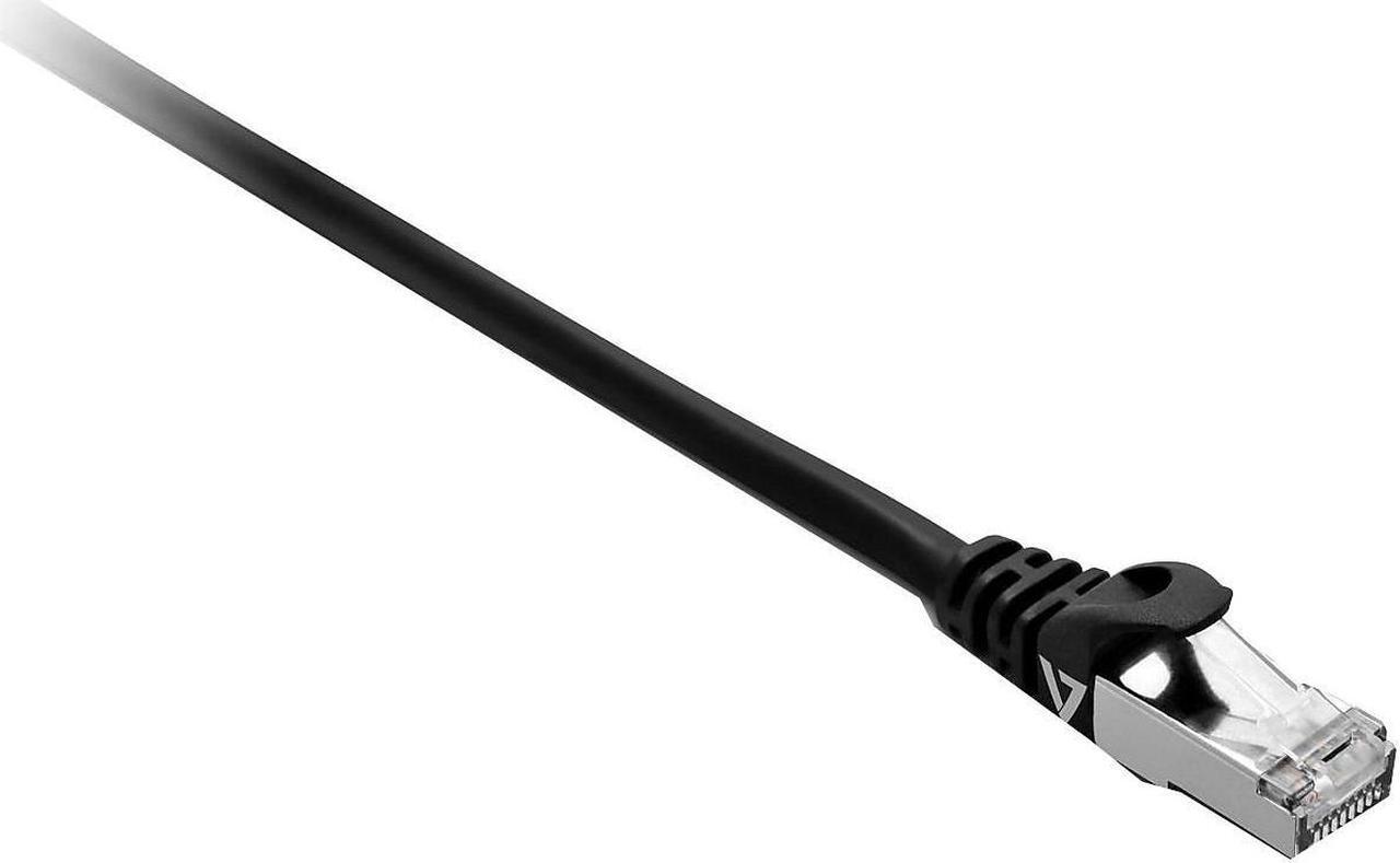 Alt view image 4 of 10 - V7-CABLES V7CAT7FSTP-1M-BLK-1E 3FT CAT7 FSTP BLACK PATCH CABLE