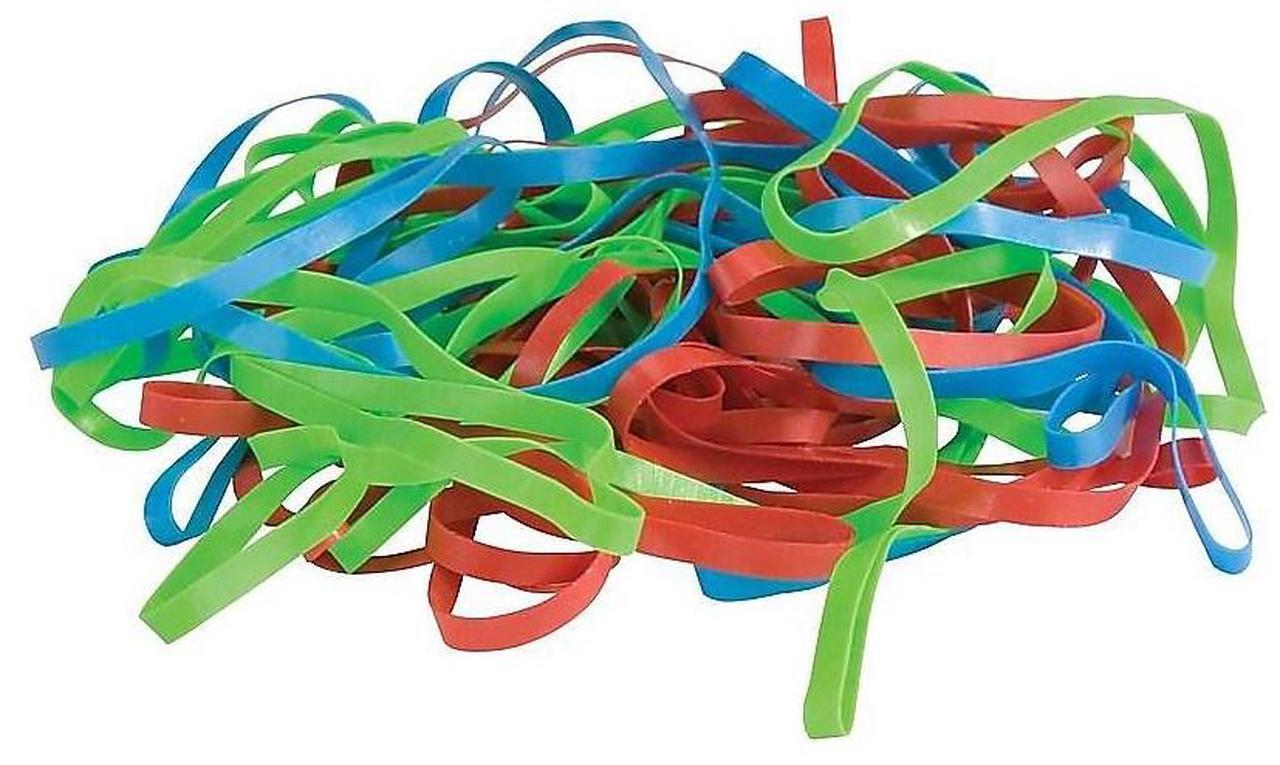 Alt view image 19 of 20 - Baumgartens PlastiBands, Size 4-1/4", 100/BX, Assorted Colors SF6000