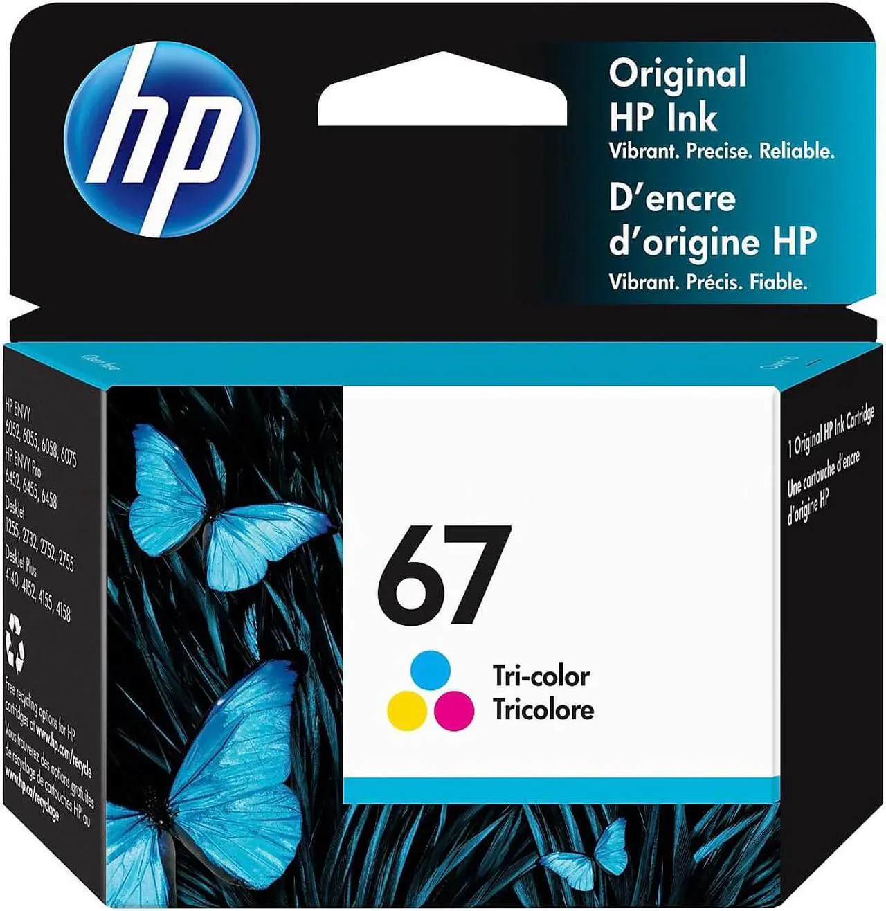 Main image of HP 67 Ink Cartridge Tri-Color 3YM55AN