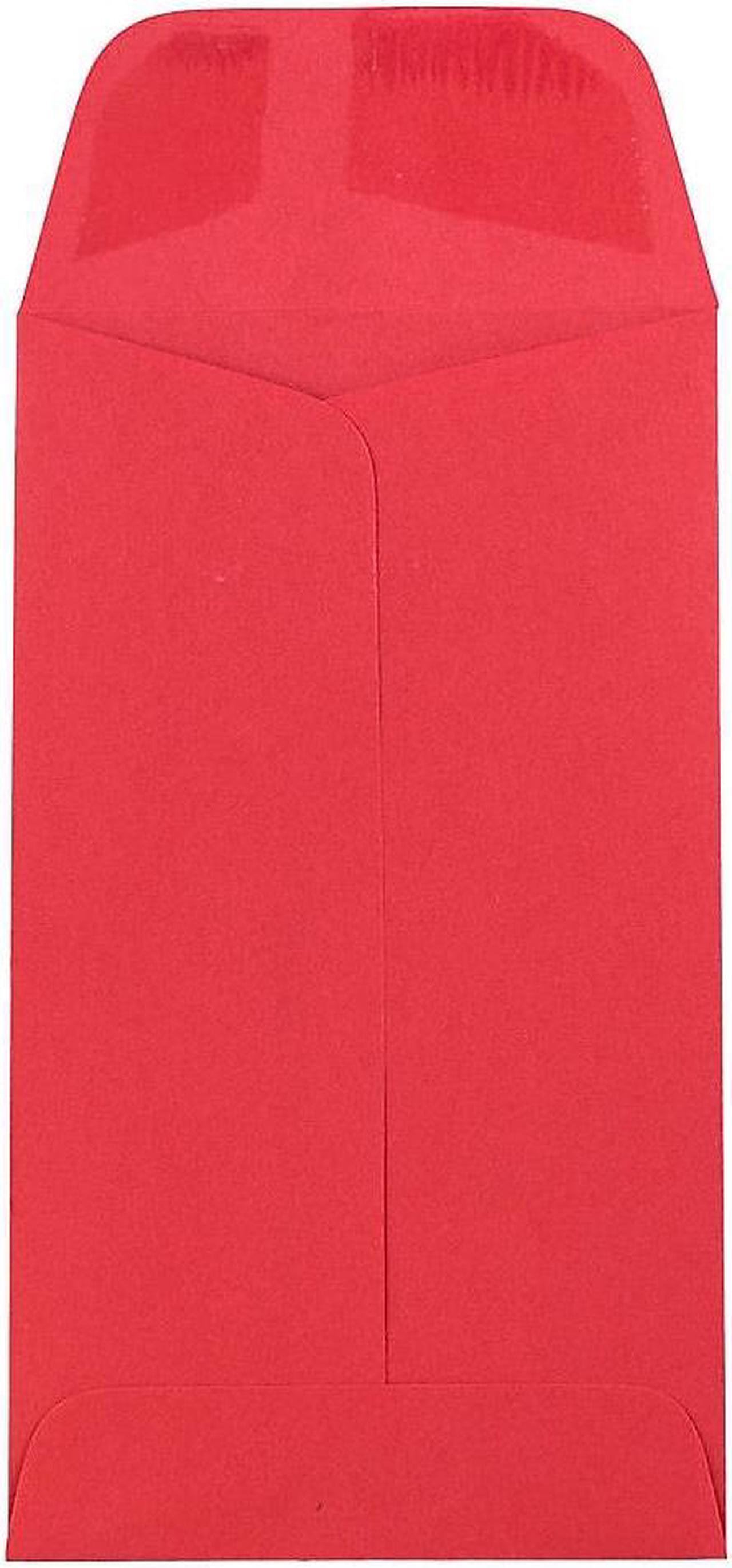 Alt view image 2 of 2 - JAM Paper #5.5 Coin Business Colored Envelopes 3.125 x 5.5 Red Recycled