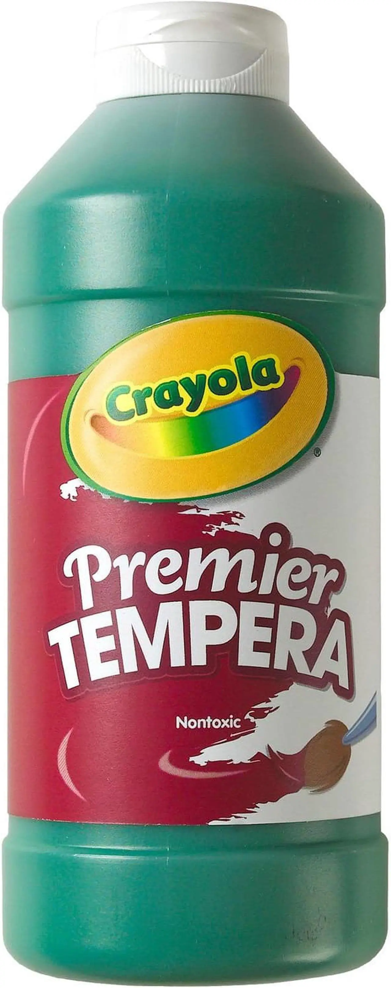 Alt view image 4 of 8 - Crayola. 541216044 Premier Tempera Paint, Green, 16 oz