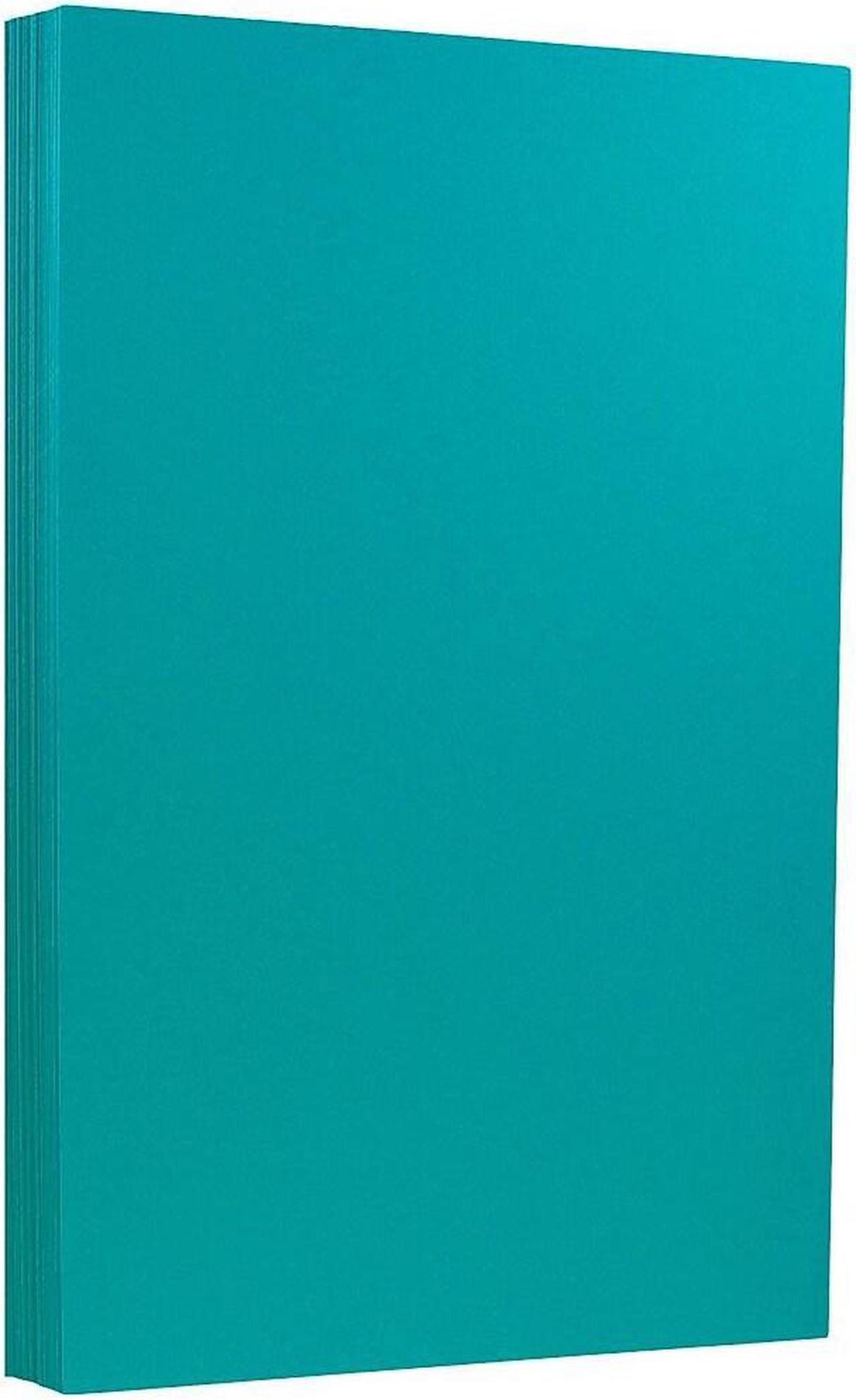 Alt view image 2 of 2 - JAM Paper Legal 65lb Colored Cardstock 8.5 x 14 Coverstock Sea Blue Recycled